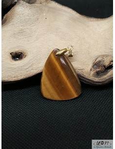 Pendentif oeil de tigre par La Bijouterie Minérale 2