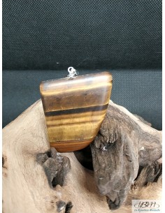 Pendentif œil de tigre par La Bijouterie Minérale 2