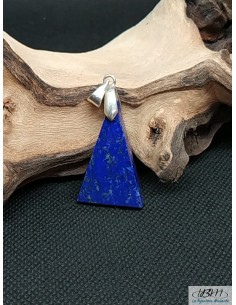 Pendentif en Lapis-Lazuli forme triangle par la Bijouterie Minérale 2