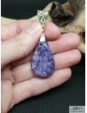 rare pendentif en Charoite de Russie de La Bijouterie Minérale