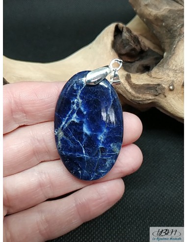 Pendentif en Sodalite du Congo de La Bijouterie Minérale