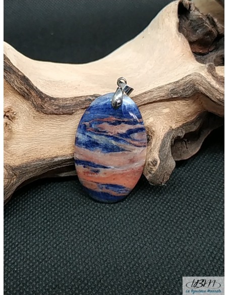 Pendentif en Sodalite du Congo par La Bijouterie Minérale