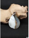 Pendentif en agate du Montana naturelle de La Bijouterie Minérale