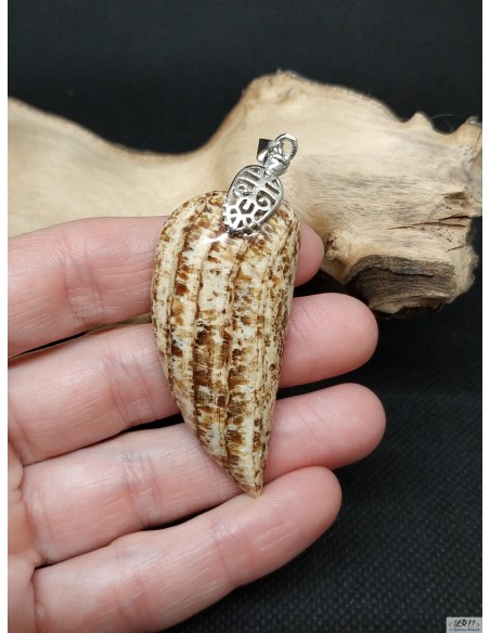 Pendentif en Aragonite par La Bijouterie Minérale