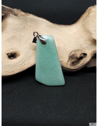 Pendentif en Aventurine verte de La Bijouterie Minérale