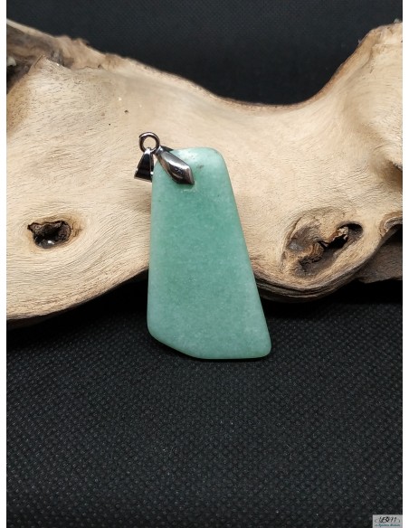 Pendentif en Aventurine verte de La Bijouterie Minérale