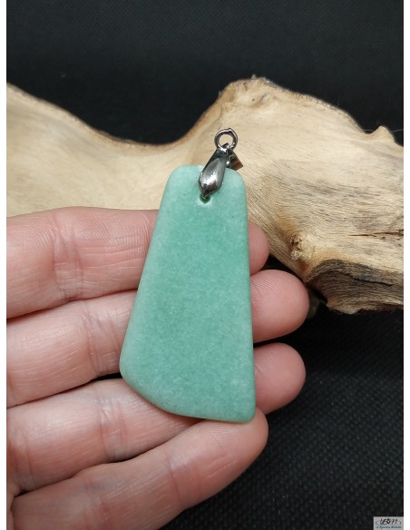 Pendentif en Aventurine verte par La Bijouterie Minérale