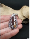 Pendentif en Agate Hongroise naturelle par La Bijouterie Minérale