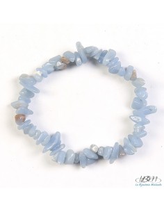 Bracelet baroque en chips de pierres roulées naturelles1085