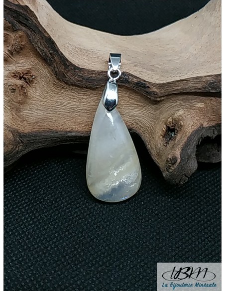 Pendentif de Bélomorite (sunstone) de  La Bijouterie Minérale Pendentif de Bélomorite (sunstone) de  La Bijouterie Minérale