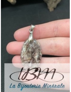 Pendentif en Pietersite rose de 30,7*19,4 mm forme ovale de la bijouterie minérale 2