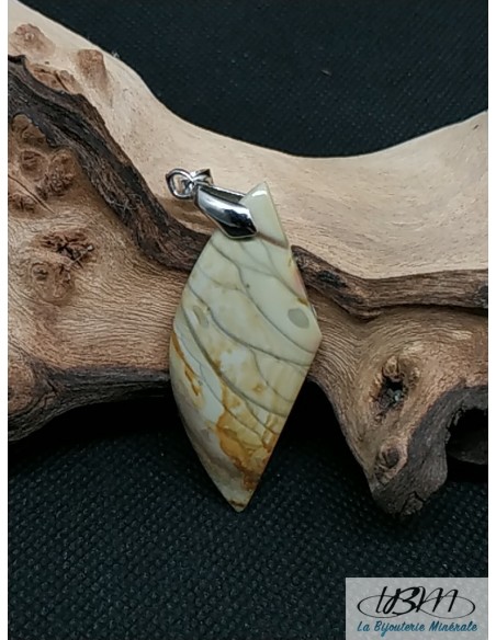 Pendentif de jaspe Willow Creek par la Bijouterie Minérale
