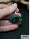 Pendentif jaspe Kambaba de 24,9*20,9 mm de La Bijouterie Minerale