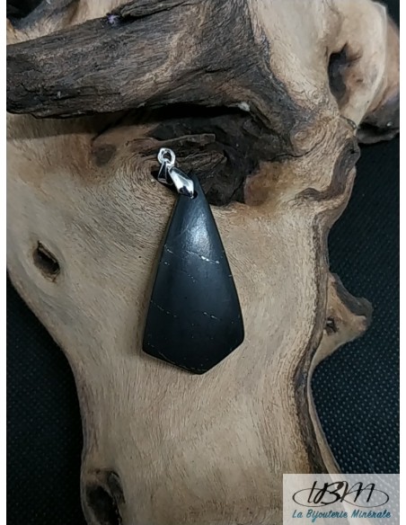 Pendentif en Shungite de 41.3*21.3 mm de La Bijouterie Minérale
