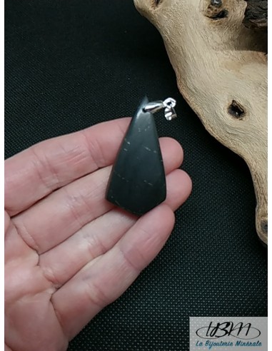 Pendentif en Shungite de 41.3*21.3 mm de La Bijouterie Minerale