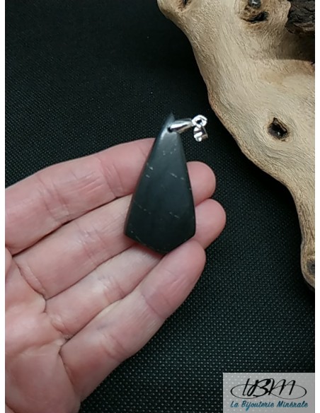 Pendentif en Shungite de 41.3*21.3 mm de La Bijouterie Minerale