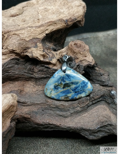 Pendentif en Pietersite de 31,1 * 20.5 mm en forme triangulaire de La Bijouterie Minérale