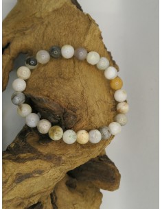 Bracelet jaspe Chrysanthème • La Bijouterie Minérale