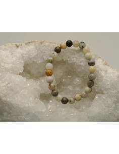 Bracelet jaspe Chrysanthème • La Bijouterie Minérale 2