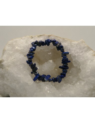 Bracelet Baroque en chips de Lapis Lazuli • La Bijouterie Minérale