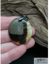 Pendentif en Septaria de 32.3 * 28.2 mm de forme ovale de La Bijouterie Minérale