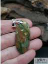 Pendentif en Rhyolite (Que Sera) de 39.2* 17.6 mm de forme ovale par La Bijouterie Minérale