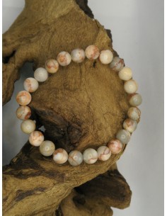 Bracelet Jaspe Rose • La Bijouterie Minérale