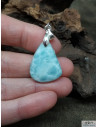 Pendentif de Larimar de 24.5 * 18.5 mm de La Bijouterie Minérale