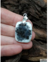 Pendentif d'Opale Dentritique forme rectangle de 24.2 * 19.3 mm de La Bijouterie Minérale