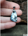 Pendentif d'Opale Dentritique de 23.9 * 14 mm de La Bijouterie Minérale
