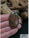 Pendentif Bronzite de 43,9 * 25.2 mm de forme ovale de La Bijouterie Minérale