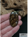 Pendentif Bronzite de 40.1 * 23.7 mm de forme ovale de La Bijouterie Minérale