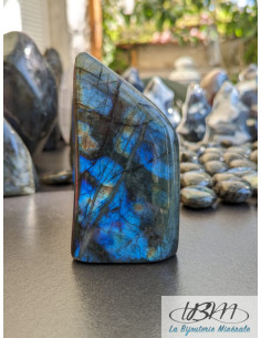 Bloc de labradorite poli forme libre de La Bijouterie Minérale