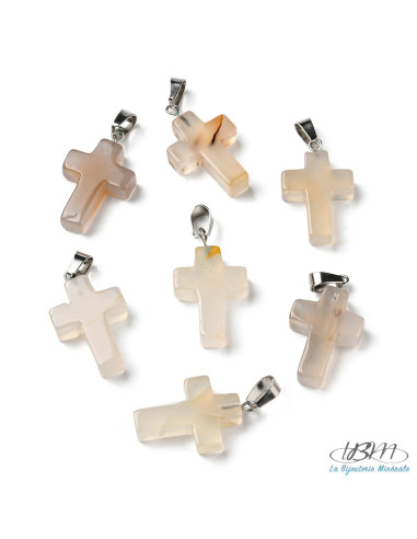 copy of Puce d'oreille 6 mm en jaspe rouge