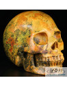 Crâne en orpiment massif de 5 cm de La Bijouterie Minérale