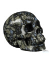 Crâne en Que Sera (vulcanite) massif de 5 cm par La Bijouterie Minérale