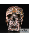 Crâne en Jaspe peau de léopard de 5 cm de La Bijouterie Minérale