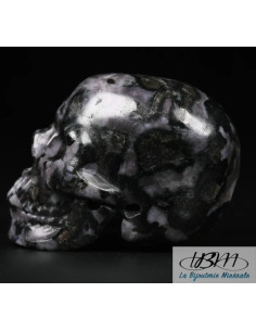 Crâne en Gabbro de 5 cm de La Bijouterie Minérale 2