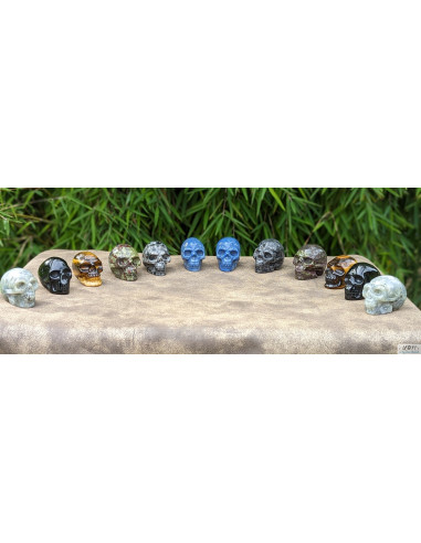 copy of Crâne en oeil de tigre massif de 5 cm