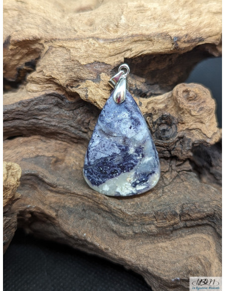 Pendentif de Jaspe Tiffany de 33 * 23.2 mm de La Bijouterie Minérale