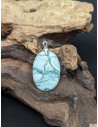 Pendentif de Calcédoine Saturne de 32 * 21.7 mm de La Bijouterie Minérale