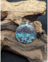 Pendentif de Fuschite-Rubis de 29.7 mm en forme ronde de La Bijouterie Minérale