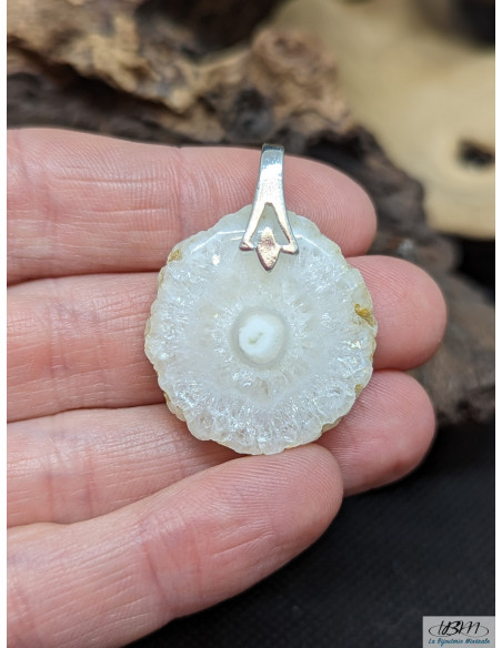 Pendentif en quartz solaire naturel de 26.9 x 25.6 mm de La Bijouterie Minérale