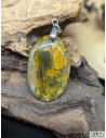 Pendentif cabochon de Mellite naturelle de 40.4 x 25.6 mm de La Bijouterie Minérale
