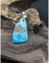 Pendentif en Azurite de 25.6 * 16.8 mm de La Bijouterie Minérale