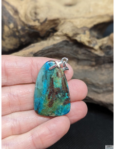 Pendentif en Azurite de 30.9 * 20.5 mm de La Bijouterie Minérale 2