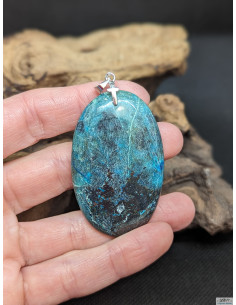 Pendentif en Azurite de 49.3 * 31.4 mm de La Bijouterie Minérale 2