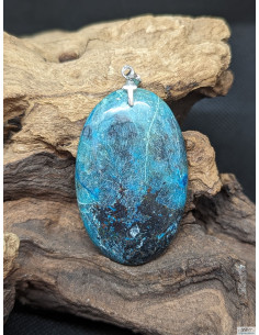 Pendentif en Azurite de 49.3 * 31.4 mm de La Bijouterie Minérale