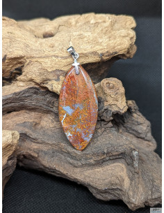 Pendentif d'Agate Couture de 46.4 * 21.1 mm par La Bijouterie Minérale