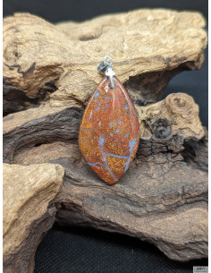Pendentif d'Agate Couture de 41.9 * 23.2 mm par La Bijouterie Minérale
